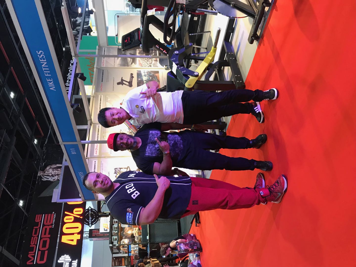 aike fitness in dubai muscle show 2018