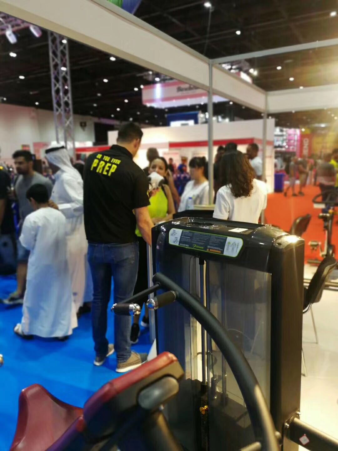 aike fitness in dubai muscle show 2018